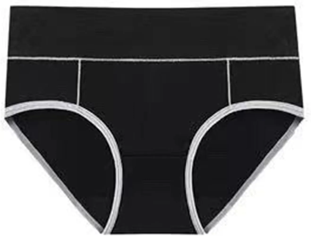 3 PCS Briefs for Women Cotton Seamless Patchwork Underwear High Waist Breathable Full Coverage Plus Size Panties
