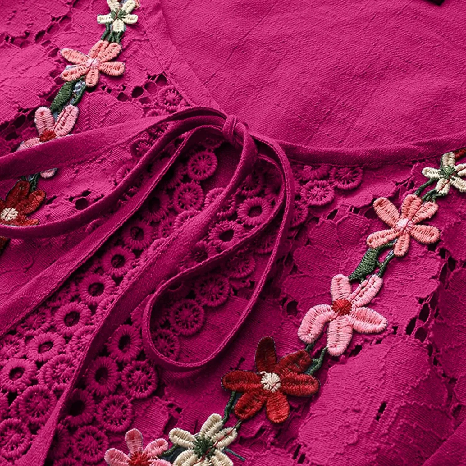 3/4 Sleeve Summer Tops for Women Cotton Linen Embroidered Tops Blouse Shirts Boho Peasant Trendy Flowy Sexy Tees Top