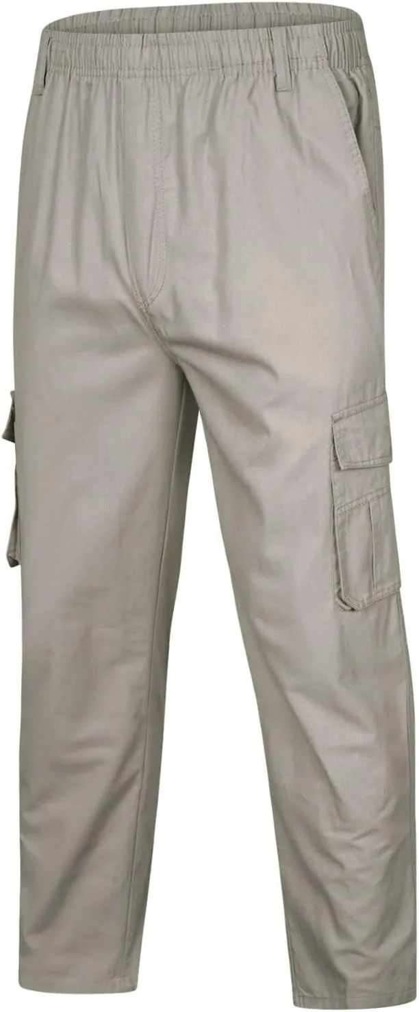 Adorlina Flex Cargo Pants for Men, Flexrover - Ultra Comfort Fit Multi Pocket Durable Trousers Hiking Cargo Pants