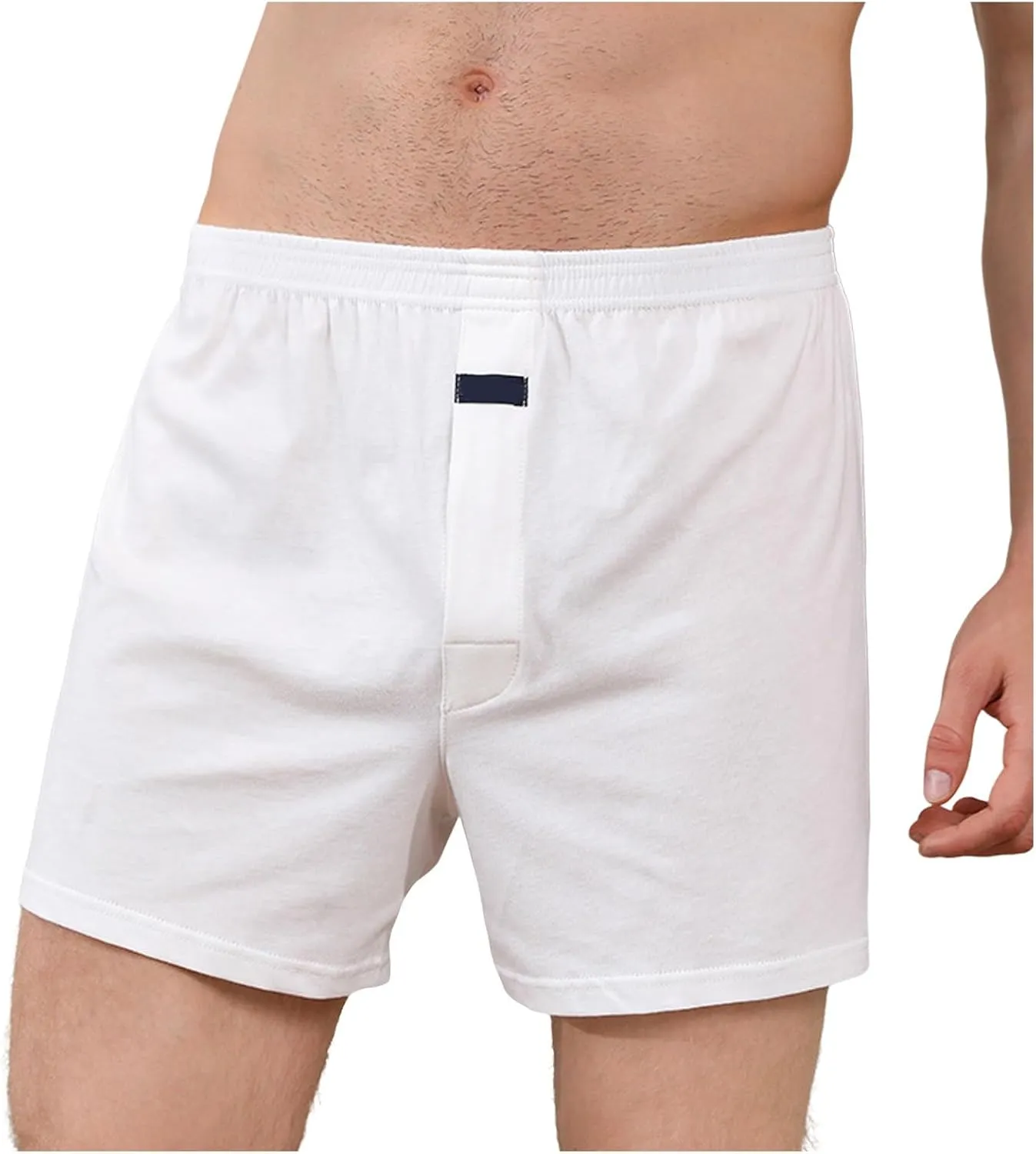 Boxers Comfortable Men's Boxer Shorts Loose Fit Soft Underwear Briefs Casual Lounge Stretchy Plus Size Pajama Pants