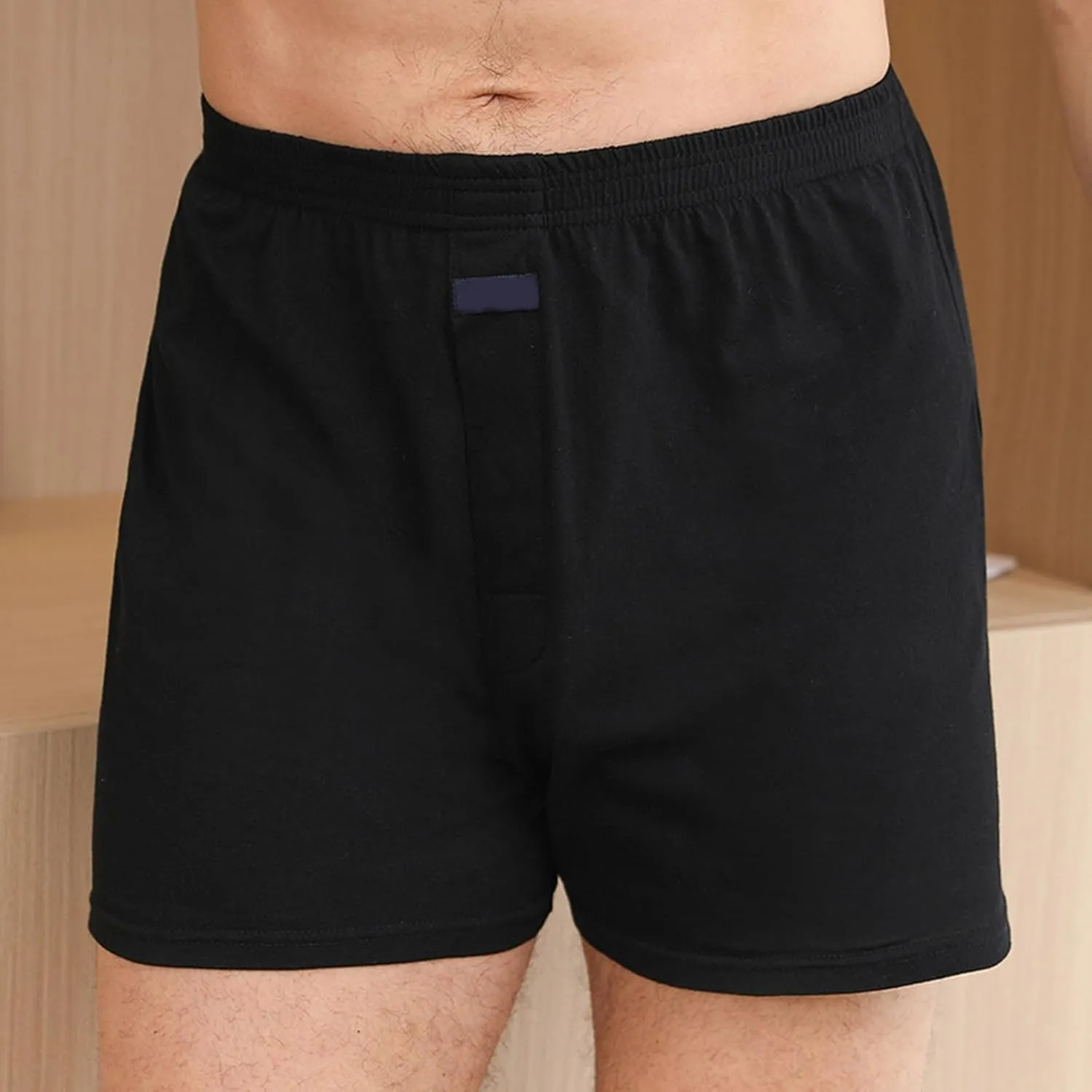 Boxers Comfortable Men's Boxer Shorts Loose Fit Soft Underwear Briefs Casual Lounge Stretchy Plus Size Pajama Pants