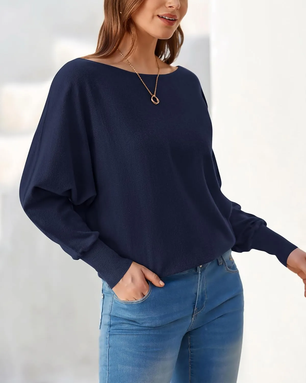 BTFBM Womens Trendy Off Shoulder Sweater 2024 Fall Long Sleeve Casual Loose Tunics Asymmetrical Pullover Going Out Tops