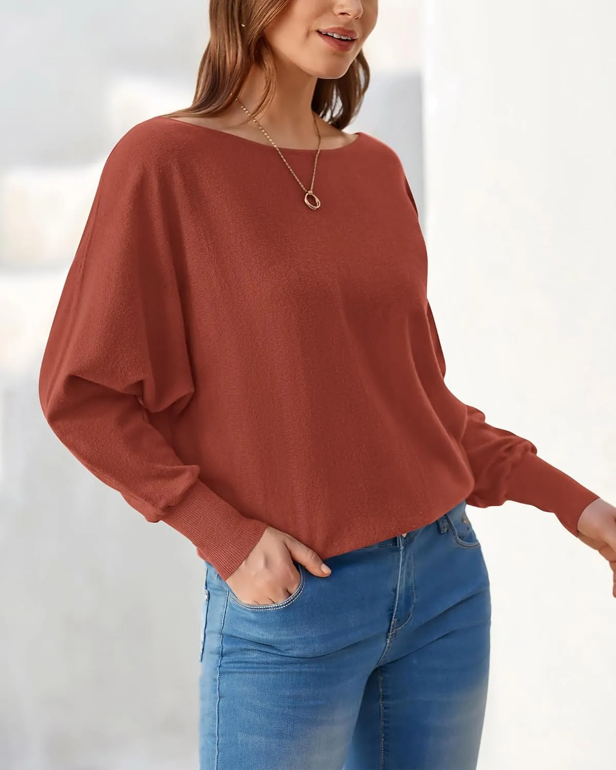 BTFBM Womens Trendy Off Shoulder Sweater 2024 Fall Long Sleeve Casual Loose Tunics Asymmetrical Pullover Going Out Tops