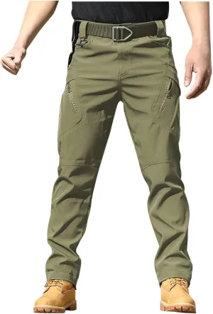 Cargo Pants for Men Baggy Ripstop Pants Outdoor Work Hiking Pants Match Mens Wild Cargo Pants with Multi Pockets