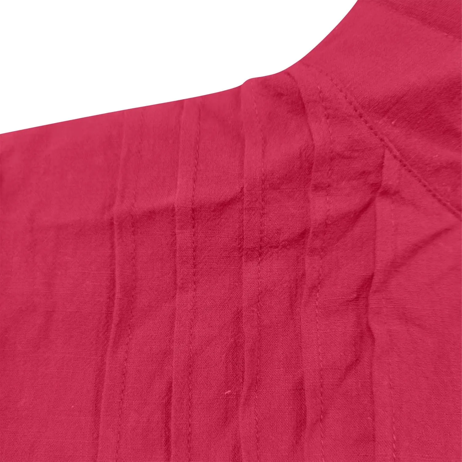 Cotton Linen Tops for Women Summer Solid Color Button Down Long Sleeve Shirts Casual Fashion Loose Pleated Blouse