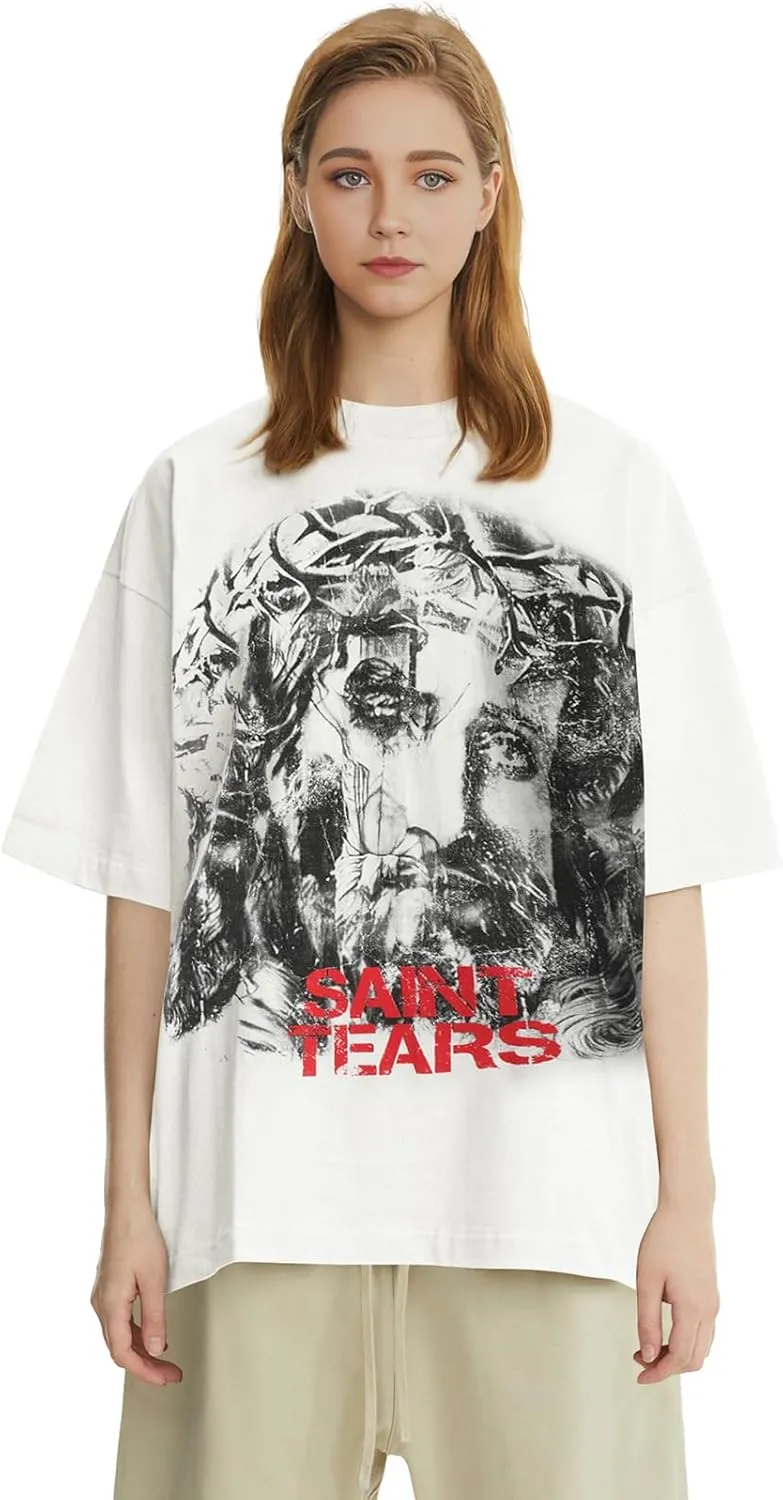 DONCARE "Saint West Coast Cotton Unisex Crew Neck Heavyweight Short Sleeve