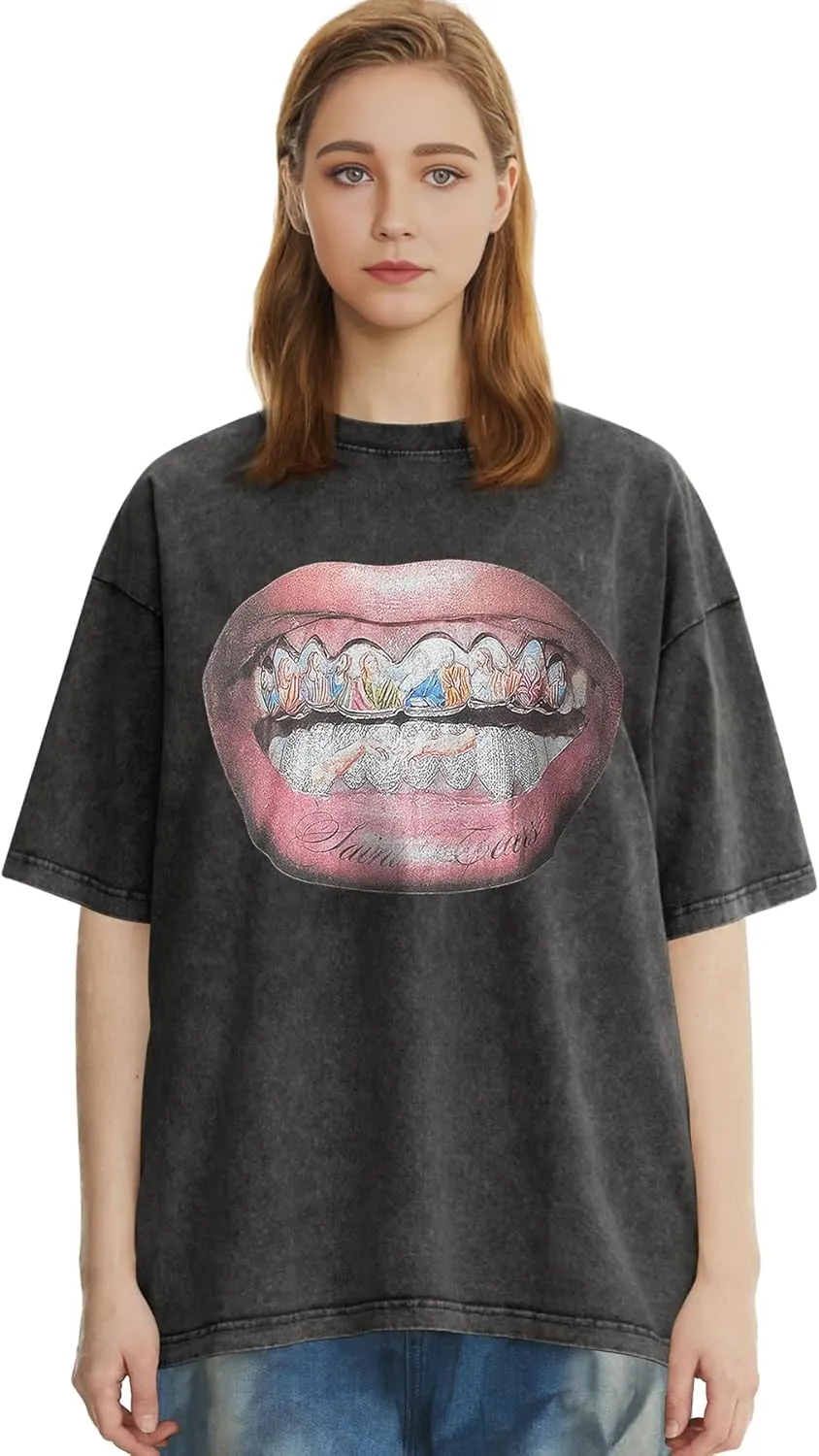 DONCARE "Saint West Coast Cotton Unisex Crew Neck Heavyweight Short Sleeve