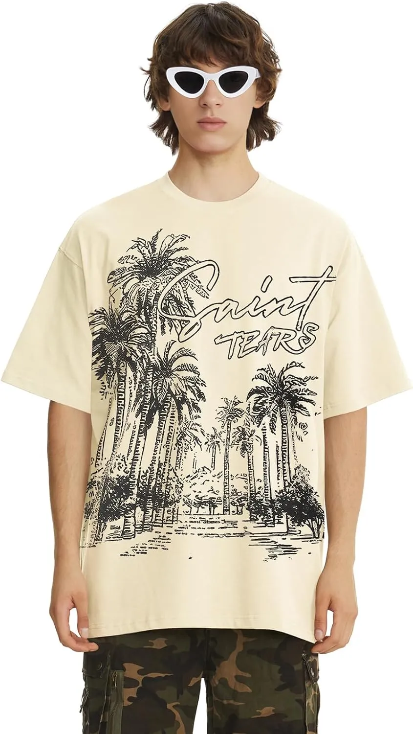 DONCARE "Saint West Coast Cotton Unisex Crew Neck Heavyweight Short Sleeve