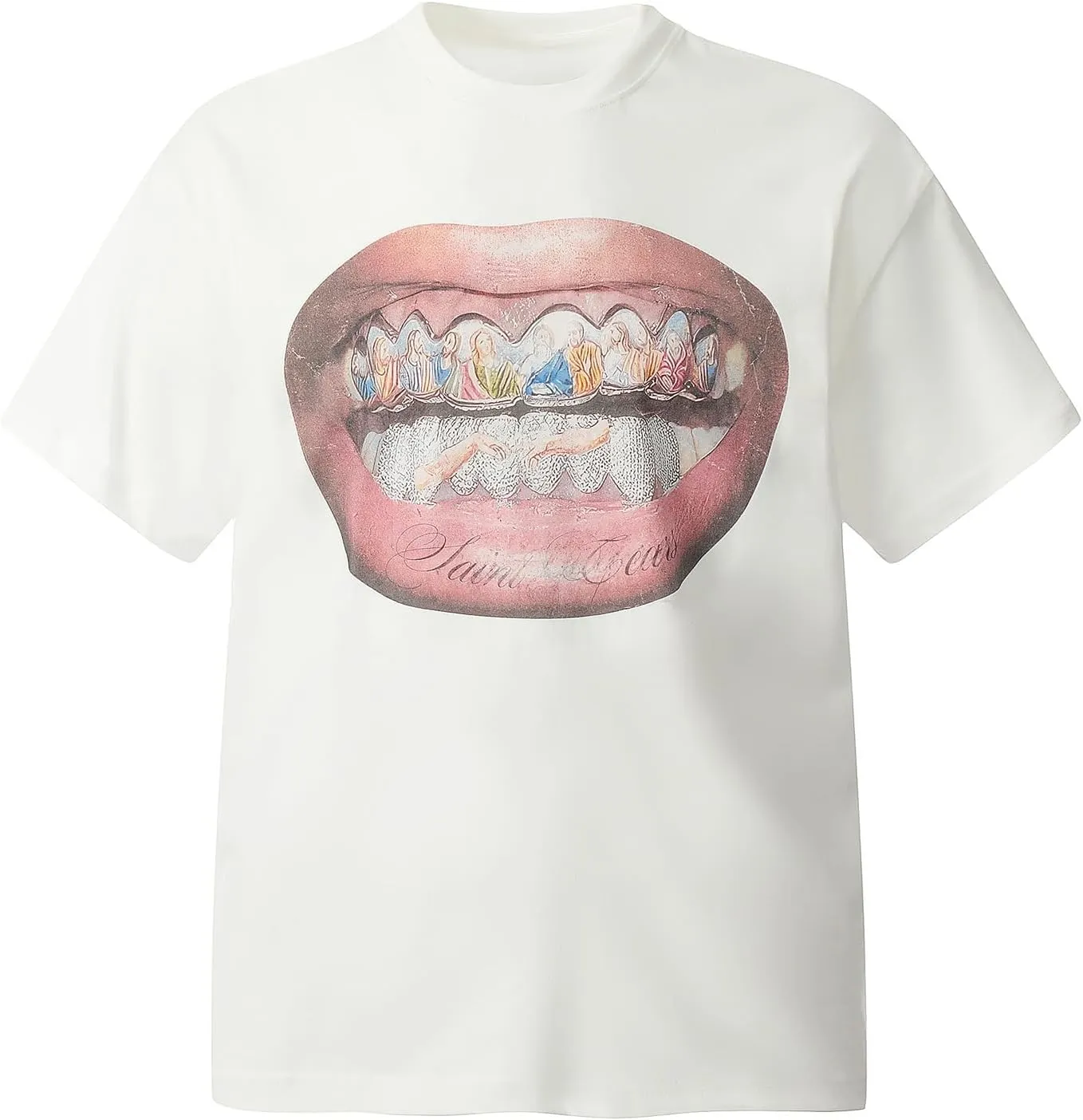 DONCARE "Saint West Coast Cotton Unisex Crew Neck Heavyweight Short Sleeve