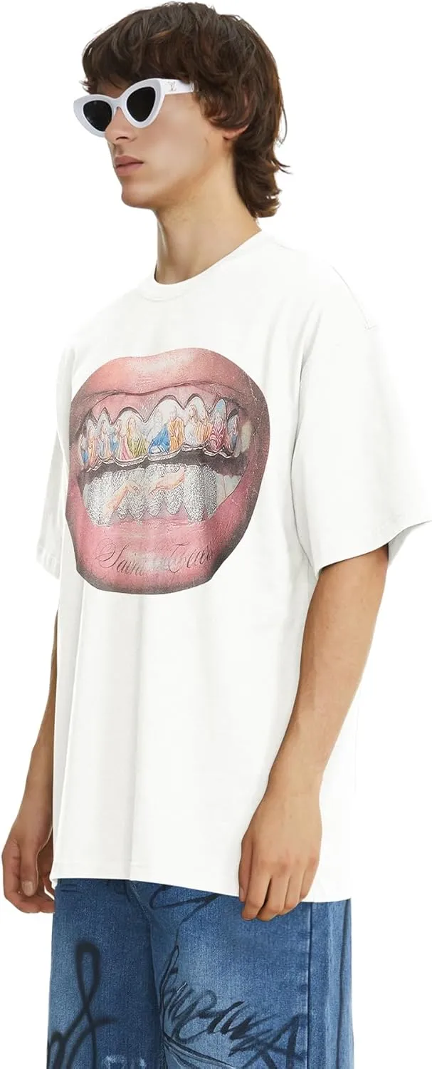 DONCARE "Saint West Coast Cotton Unisex Crew Neck Heavyweight Short Sleeve
