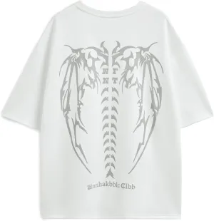 EMMIOL Women's T Shirts Graphic Print Short Sleeves Unisex Loose Solid Streetwear Tee Crew Neck Cotton Tops