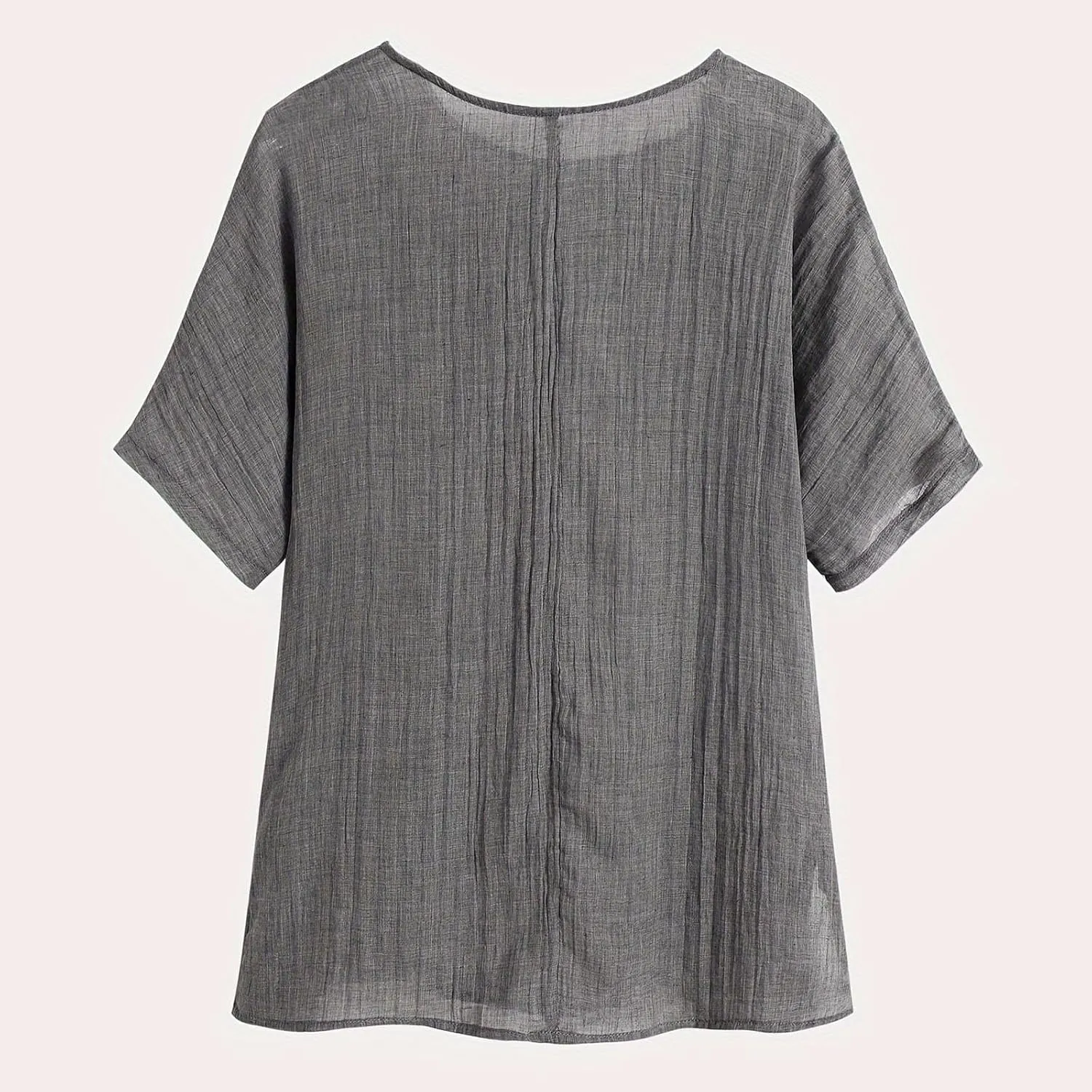 FZYLQY Summer Tunic Tops for Women Lightweight Comfy Tees Dragonfly Trendy Blouses Plus Size Linen 3/4 Length Sleeve Clothes