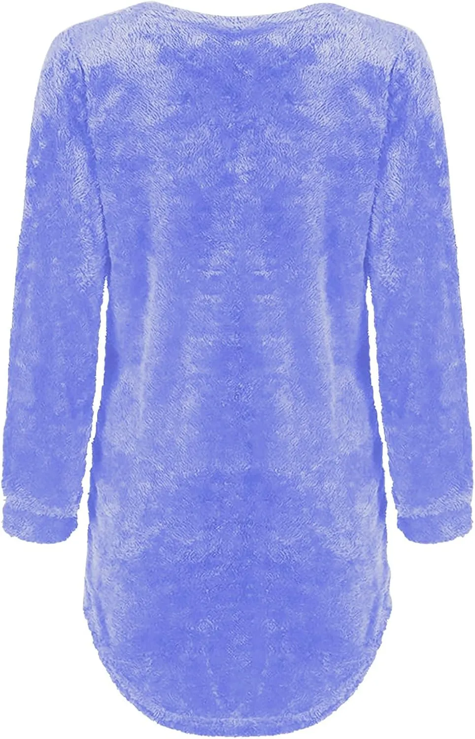 GIERIDUC Womens Fleece Tunic Pullover Long Sherpa Long Sweater Casual Fuzzy Sweatshirts Oversized Fluffy Tops with Pockets