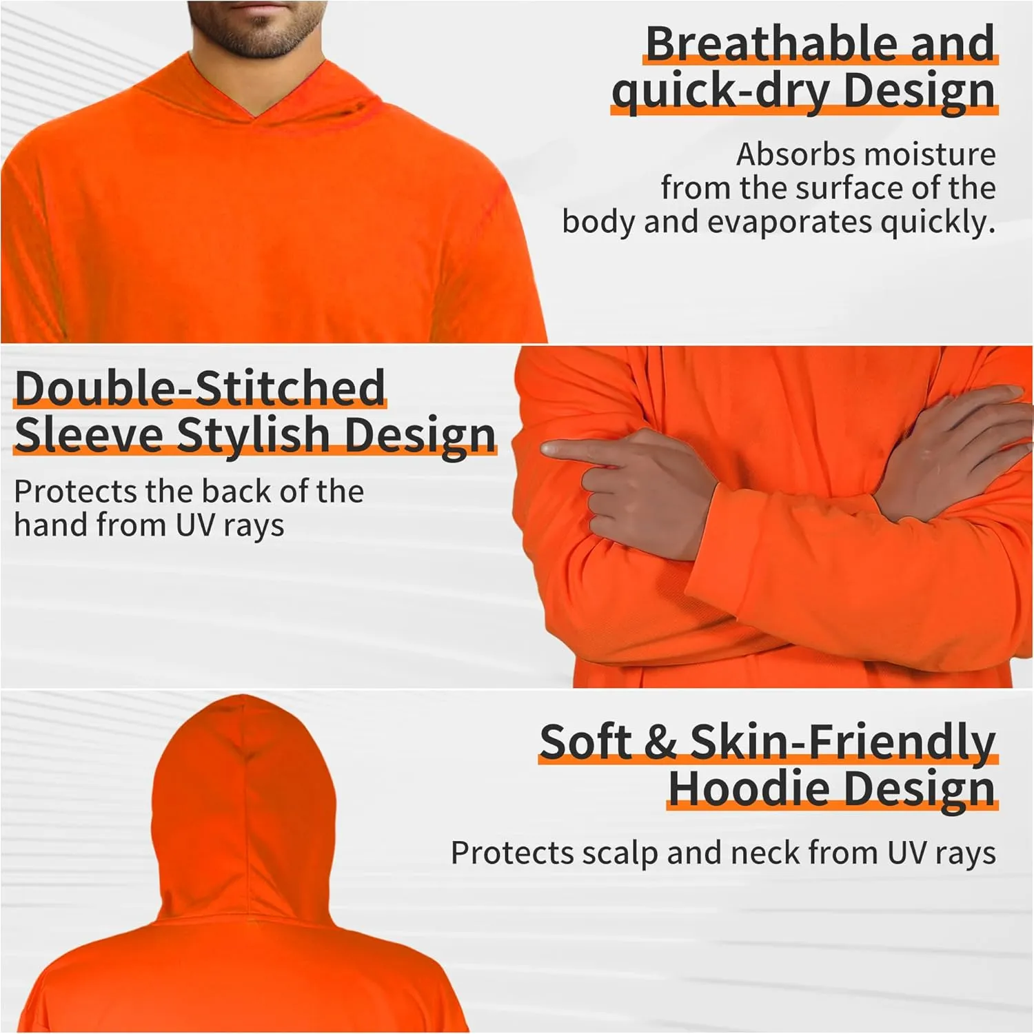 Hi Vis T Shirt Safety Lime Long Sleeve High Visibility with Hood Camisas De Trabajo para Hombre Construccion Yellow