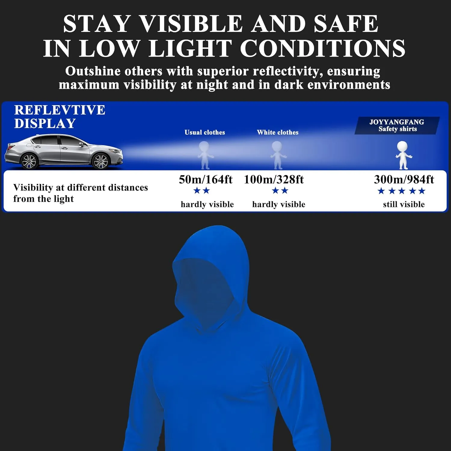 Hi Vis T Shirt Safety Lime Long Sleeve High Visibility with Hood Camisas De Trabajo para Hombre Construccion Yellow