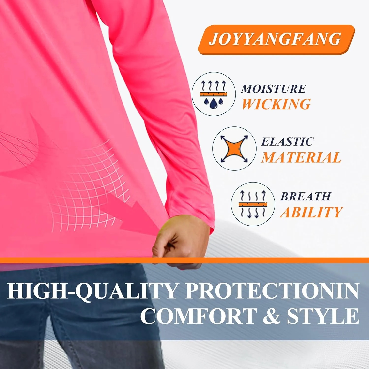 Hi Vis T Shirt Safety Lime Long Sleeve High Visibility with Hood Camisas De Trabajo para Hombre Construccion Yellow