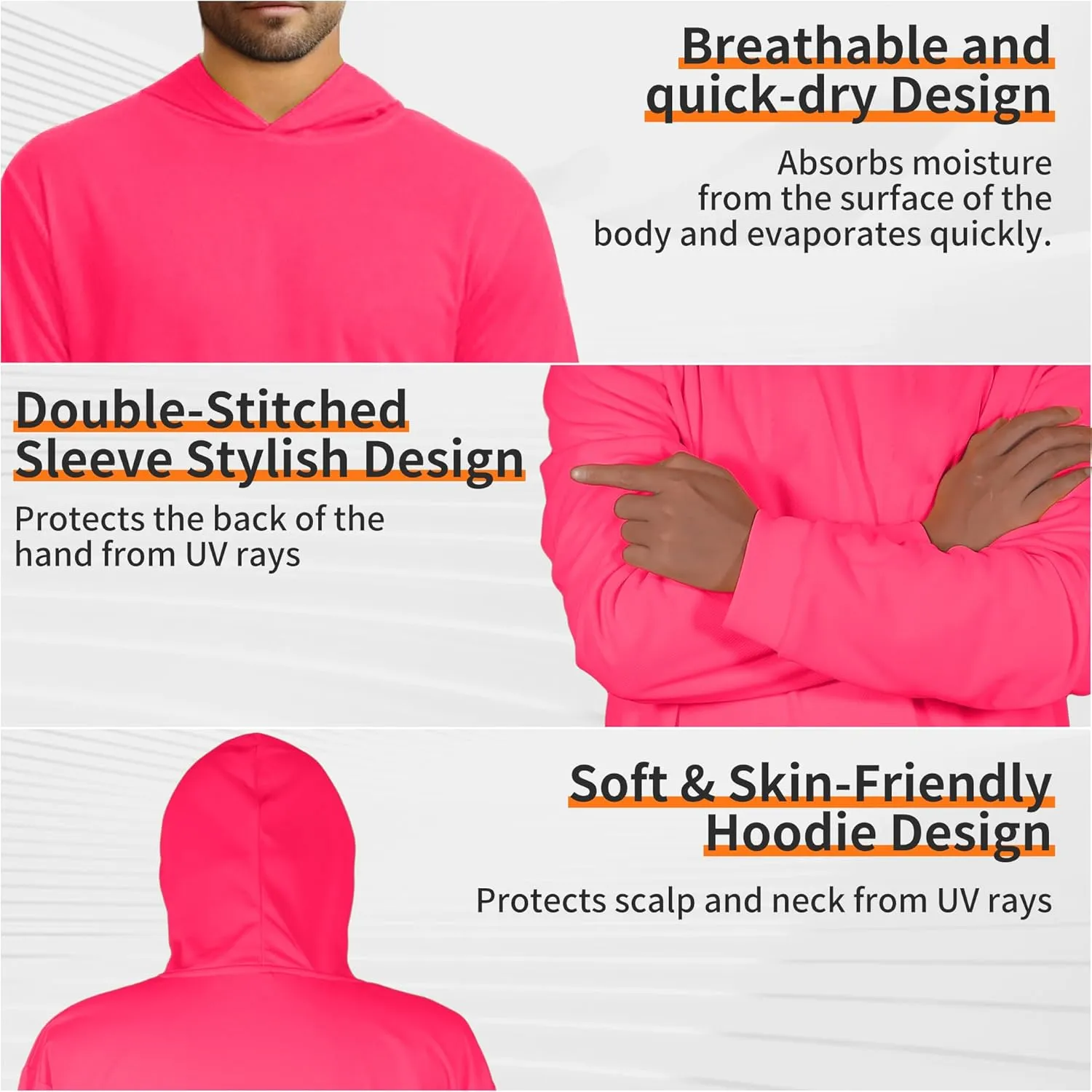 Hi Vis T Shirt Safety Lime Long Sleeve High Visibility with Hood Camisas De Trabajo para Hombre Construccion Yellow