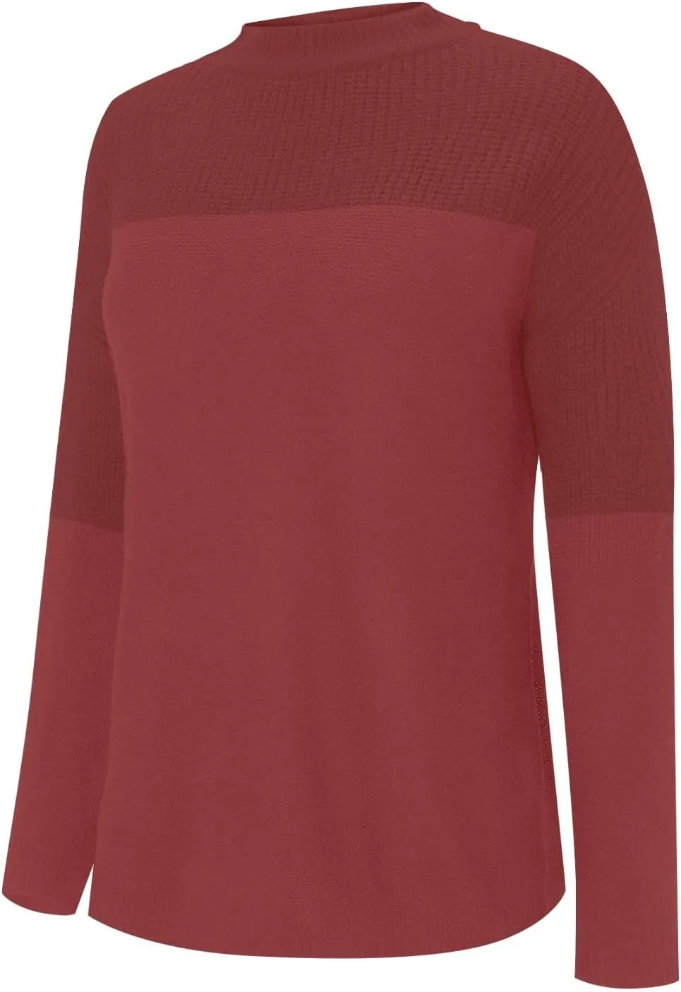 Knit Crew Neck Sweater for Women Ladies Winter Cute Oversized Pullover Sweaters Long Sleeve Blouse Sweatshirts