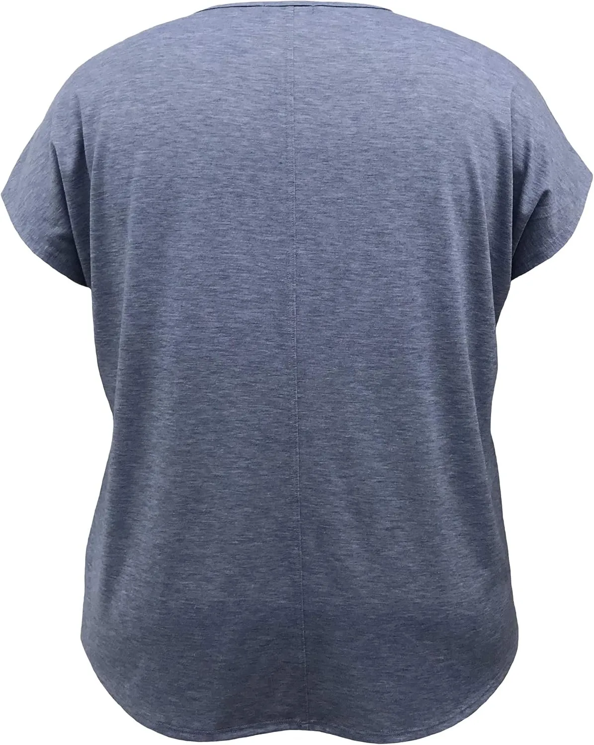 LEEBE Women and Plus Size Crew Neck Dolman Short Sleeve Print Top (Small-5X)