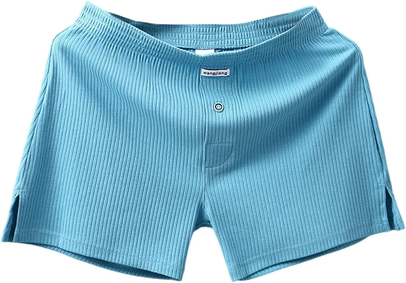 Men's Boxer Briefs Breathable High Waisted Cotton Sexy Underwear Comfort Stretch Pouch Soft Trunks with Elastic Waistband