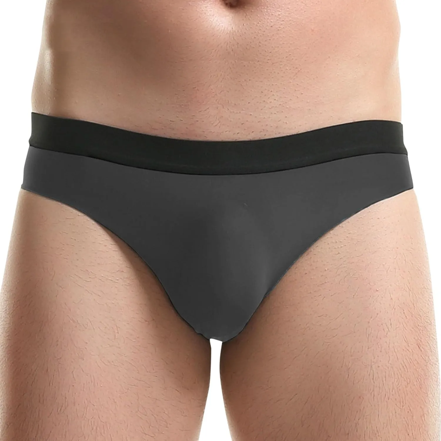 Men's Boxer Briefs Cotton Sexy Breathable High Waisted Boxer Briefs Soft Comfortable Cool Stretch Pouch Boxer Briefs