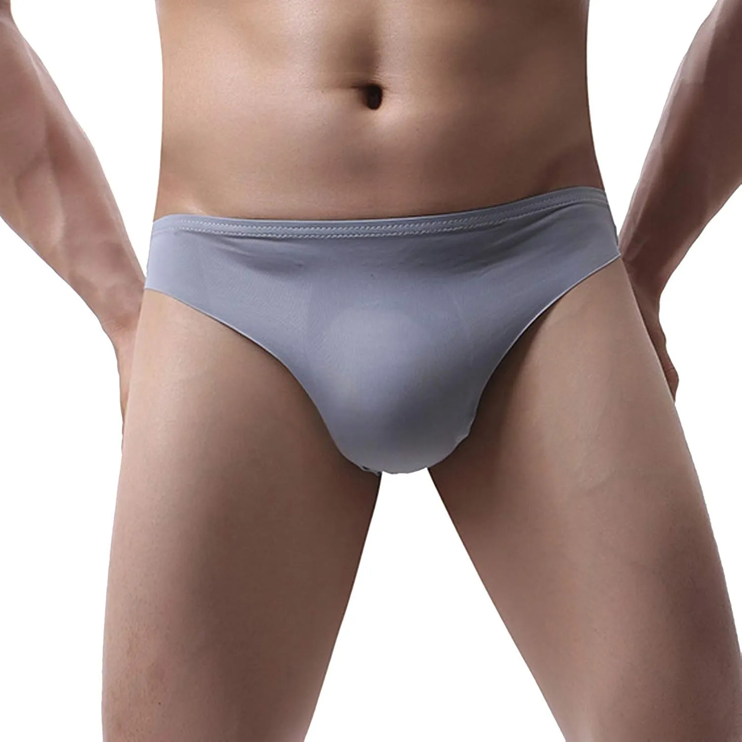 Mens Boxer Briefs Underwear Cotton High Waisted Sexy Breathable Boxer Briefs Pouch Soft Comfortable Stretch Underwear
