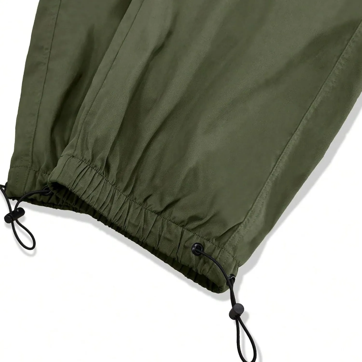 Men's Cargo Pants Casual Parachute Pants Drawstring Elastic Waist Wide Leg Y2K Hip Hop Baggy Joggers Streetwear