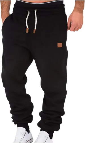Men's Casual Cargo Pants 2025 Fashion Elastic Waist Drawstring Jogger Sweatpants Gym Wourkout Sport Pant with Pockets