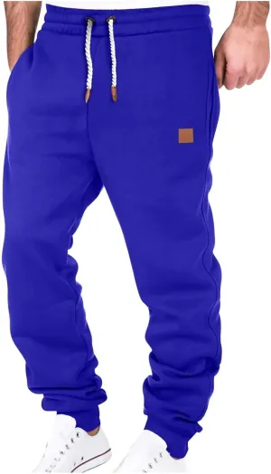 Men's Casual Cargo Pants 2025 Fashion Elastic Waist Drawstring Jogger Sweatpants Gym Wourkout Sport Pant with Pockets