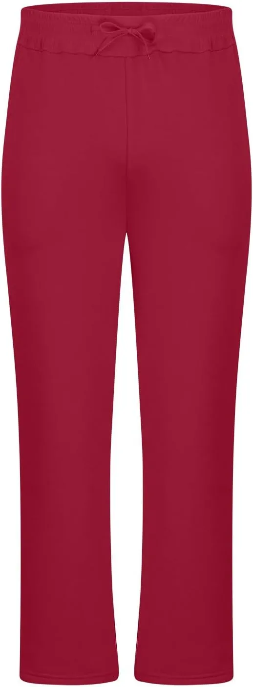 Men's Casual Sweatpants Yoga Athletic Lounge Trousers Elastic Sport Jogger Running Straight Leg Pants with Pockets