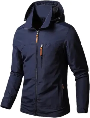 Men's Lightweight Jackets Waterproof Rain Jacket Hooded Outdoor Raincoat Windbreake Coat Hiking Travel jacket Coats
