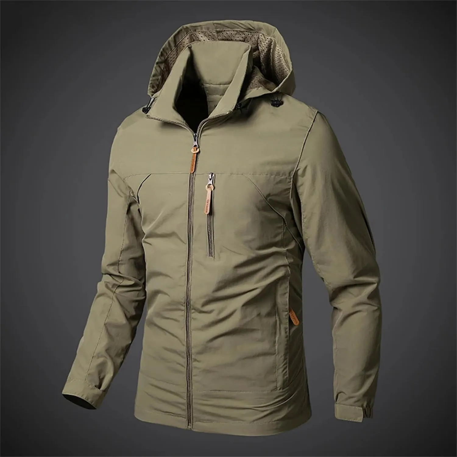 Men's Lightweight Jackets Waterproof Rain Jacket Hooded Outdoor Raincoat Windbreake Coat Hiking Travel jacket Coats