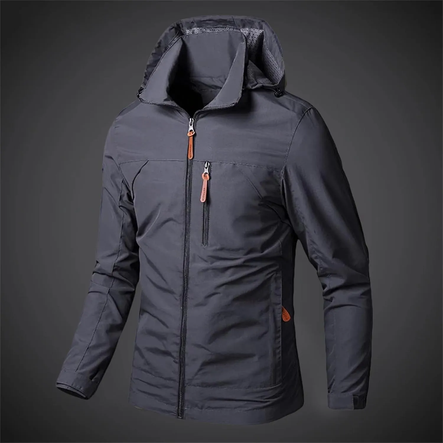 Men's Lightweight Jackets Waterproof Rain Jacket Hooded Outdoor Raincoat Windbreake Coat Hiking Travel jacket Coats