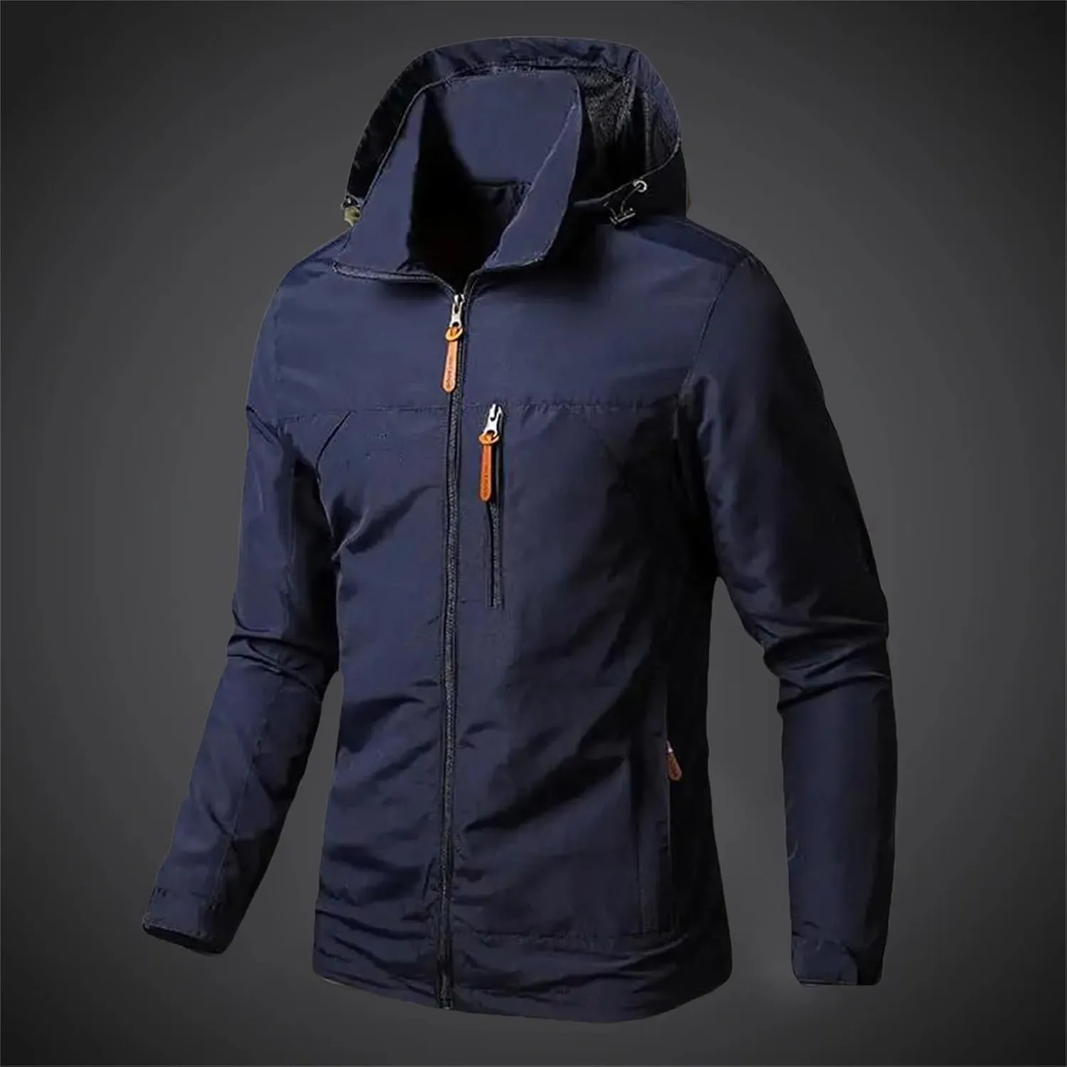 Men's Lightweight Jackets Waterproof Rain Jacket Hooded Outdoor Raincoat Windbreake Coat Hiking Travel jacket Coats