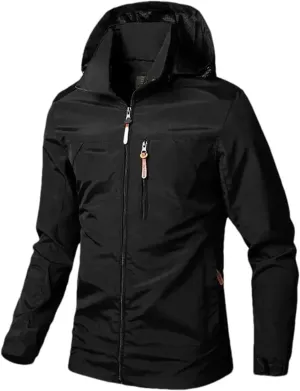 Men's Lightweight Jackets Waterproof Rain Jacket Hooded Outdoor Raincoat Windbreake Coat Hiking Travel jacket Coats