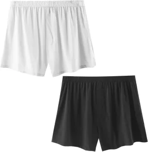 Mens Lounge Shorts Breathable Soft Lightweight Simple Active Shorts Sleep Dance Shorts for Ballet Practice Athletic