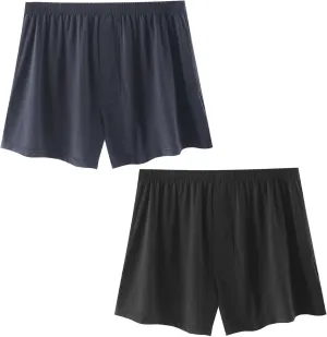 Mens Lounge Shorts Breathable Soft Lightweight Simple Active Shorts Sleep Dance Shorts for Ballet Practice Athletic