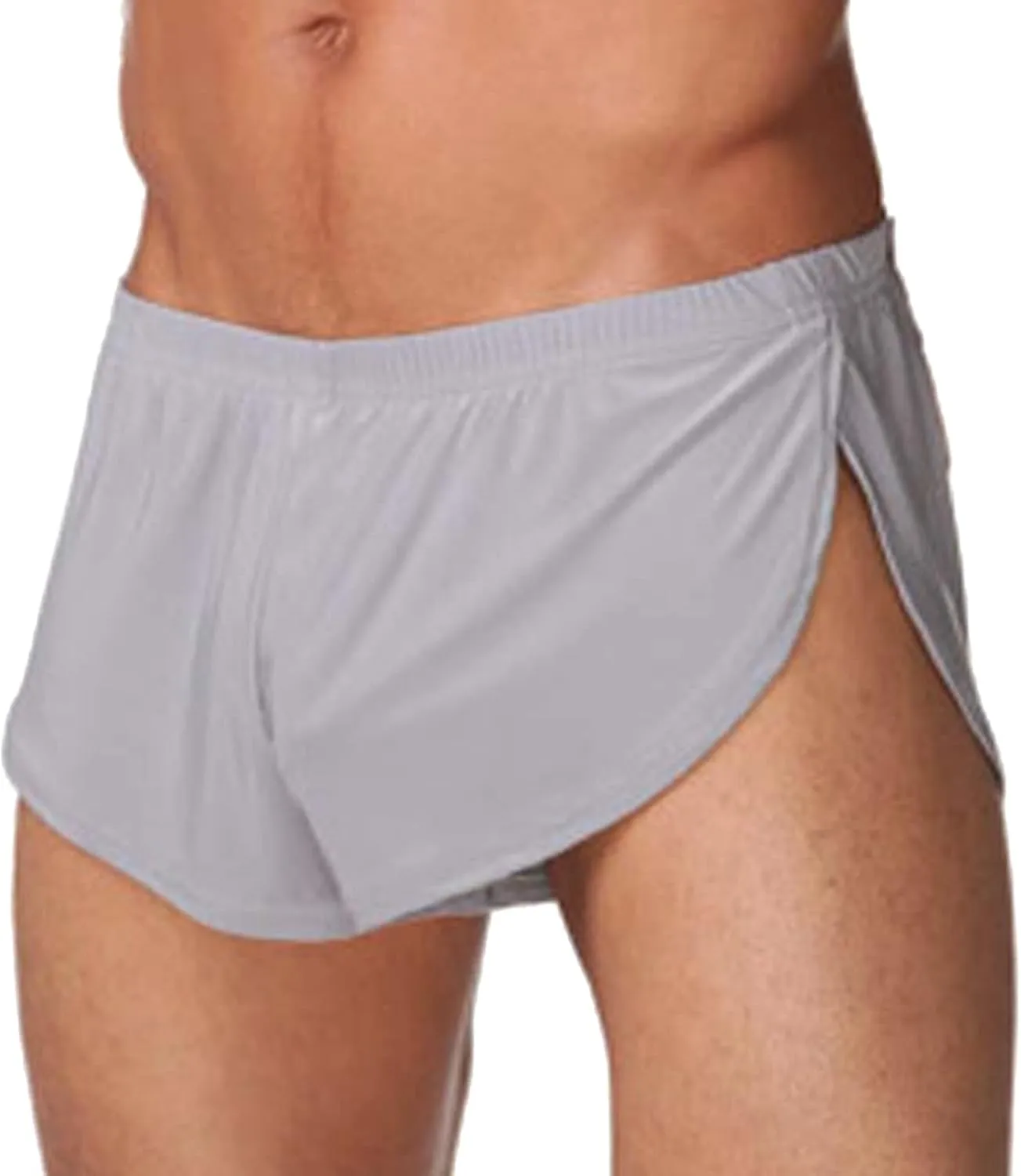 Mens Mesh Booty Shorts 3 Inch Sexy Smooth Lounge Active Shorts Ranger Panties