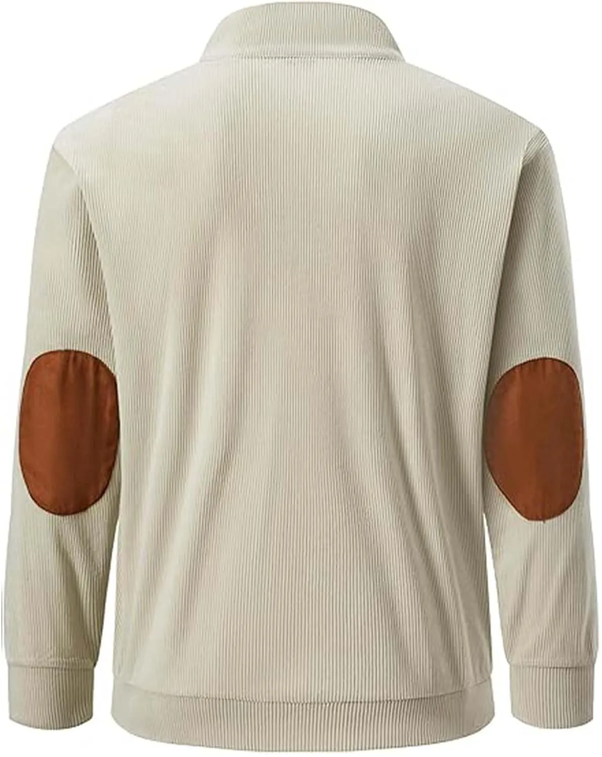 Mens Quarter Button Sweatshirt Independence Day Casual Fashion Soft And Comfortable Vintage Stand Collar Long Sleeve