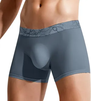 Men's Underwear Boxer Brief Cotton High Waisted Sexy Breathable Boxer Briefs Soft Pouch Comfort Stretch Boxer Briefs