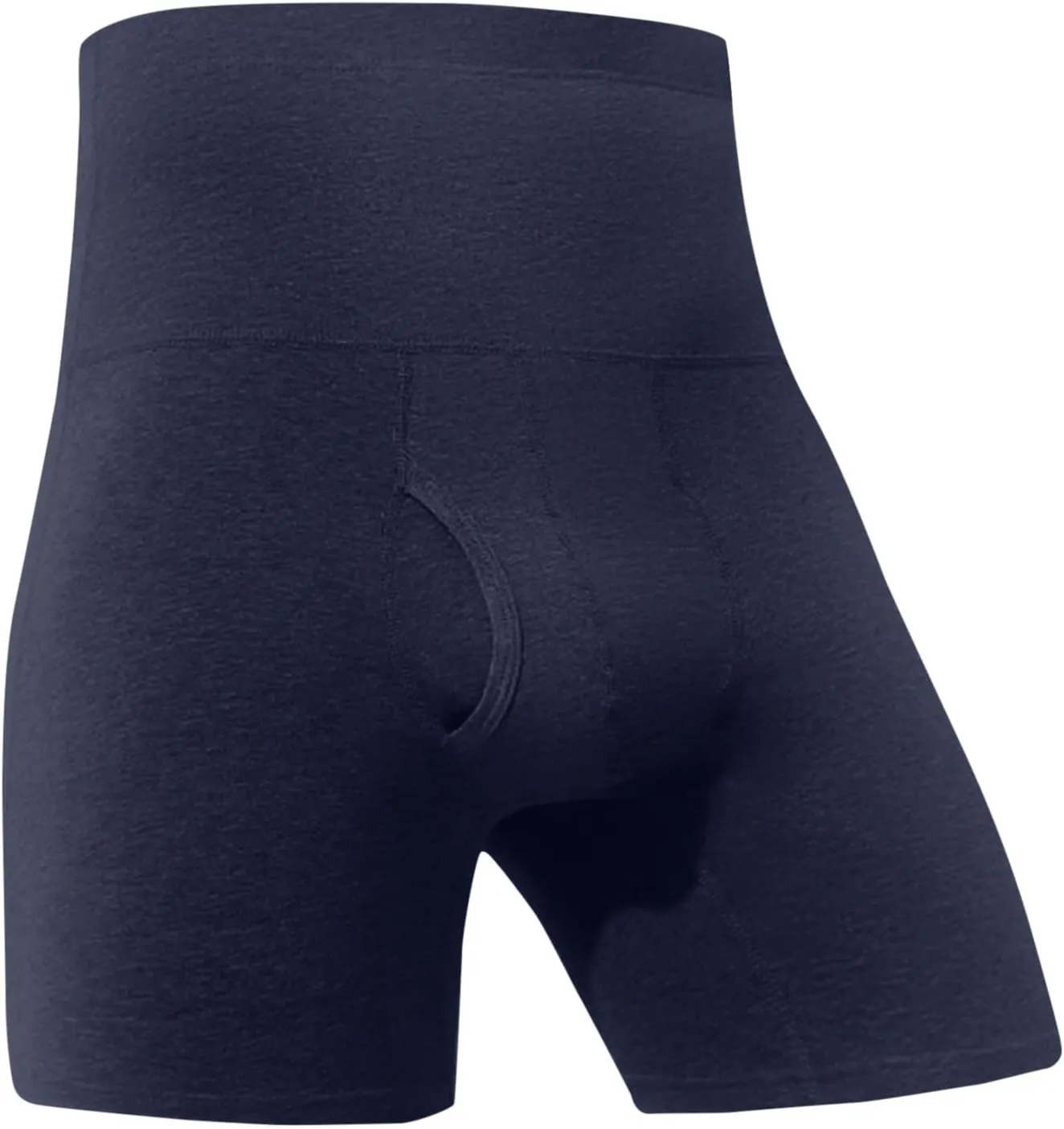 Mens Underwear Boxers Sexy High Waisted Cotton Breathable Boxer Briefs Stretch Comfortable Cool Soft Pouch Underwear