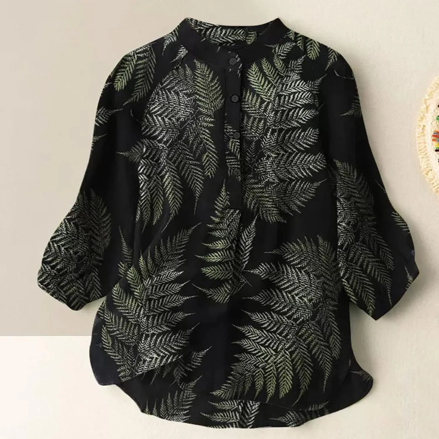 Mexican Embroidered Tops for Women Summer Cotton Linen Top Casual Short Sleeve Blouses Fasion Round Neck Tee