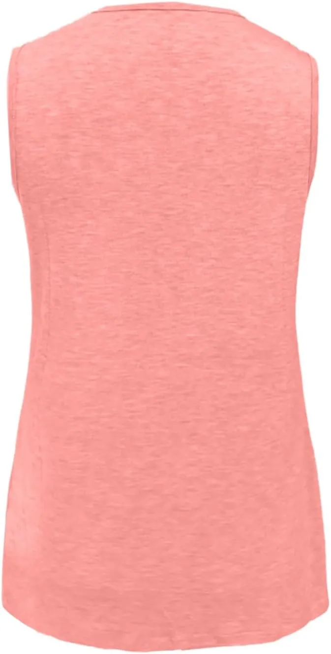 Tank Top for Women Summer V Neck T Shirts Casual Sleeveless Basic Tshirt Loose Fashion 2025