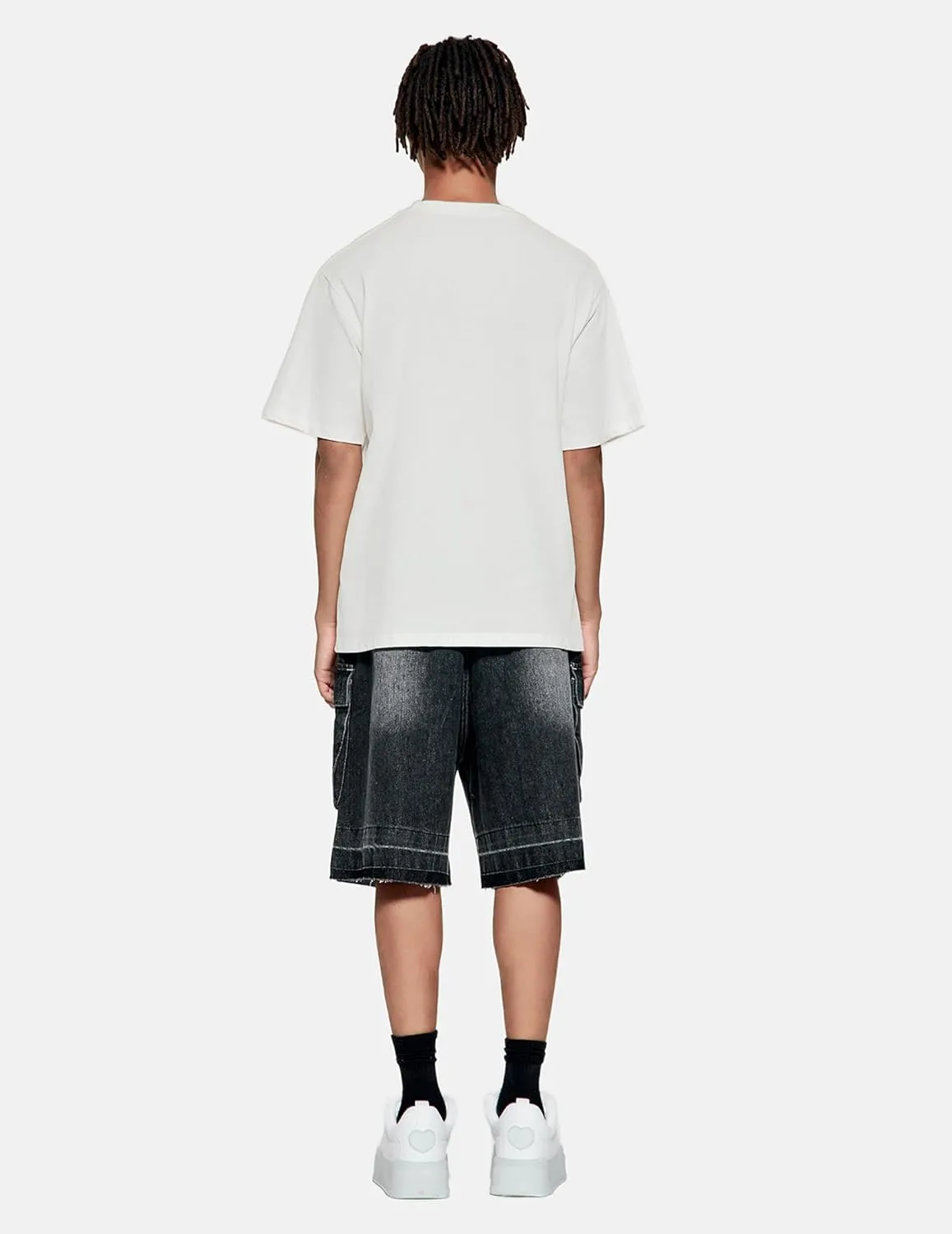 Vamtac Love Balloon Graphic Tees Men Y2k Oversized Cute Tshirts Summer Heart Short Sleeve Cotton Tops