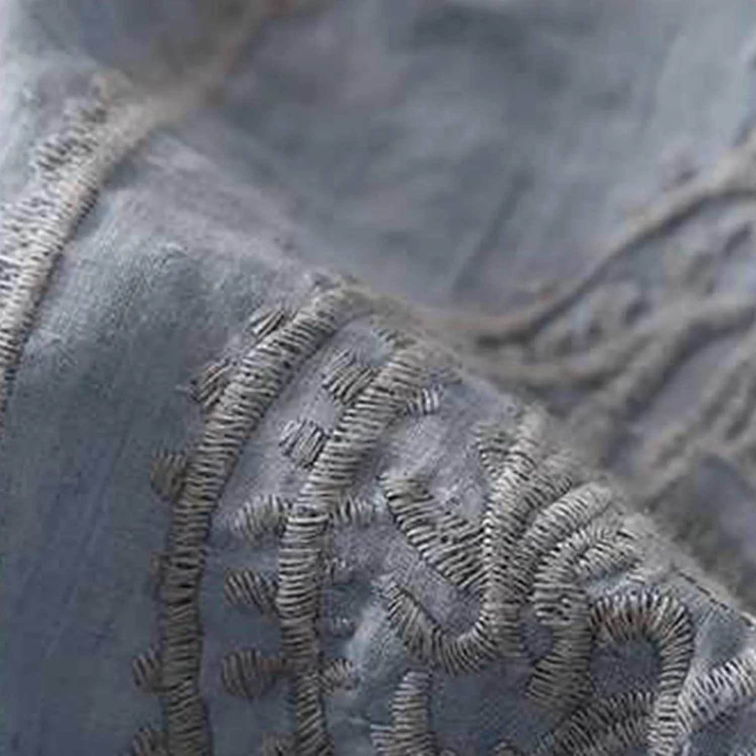 Women Summer Short Sleeve Cotton Linen Peasant Tops Smock Mexican Boho Embroidered T-Shirt Casual V Neck Oversized