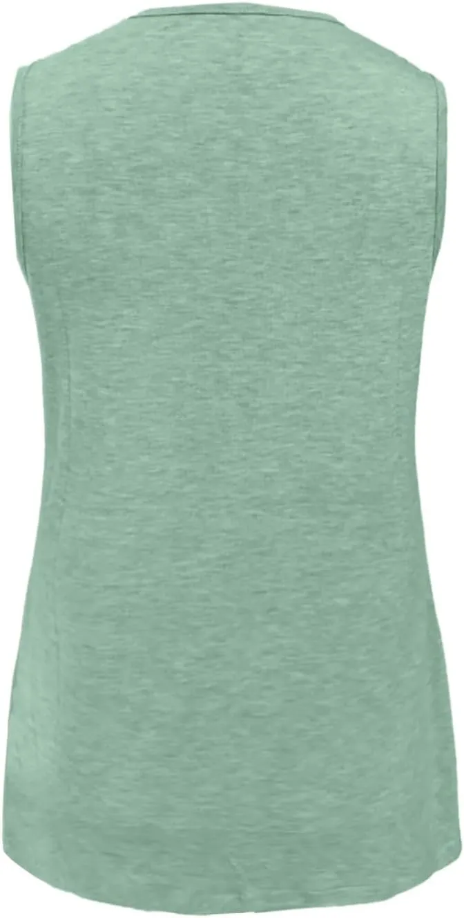 Women Tank Tops 2025 Basic T Shirt Dressy Sleeveless V Neck Summer Loose Fit Tank Top Beach Vacation Shirts